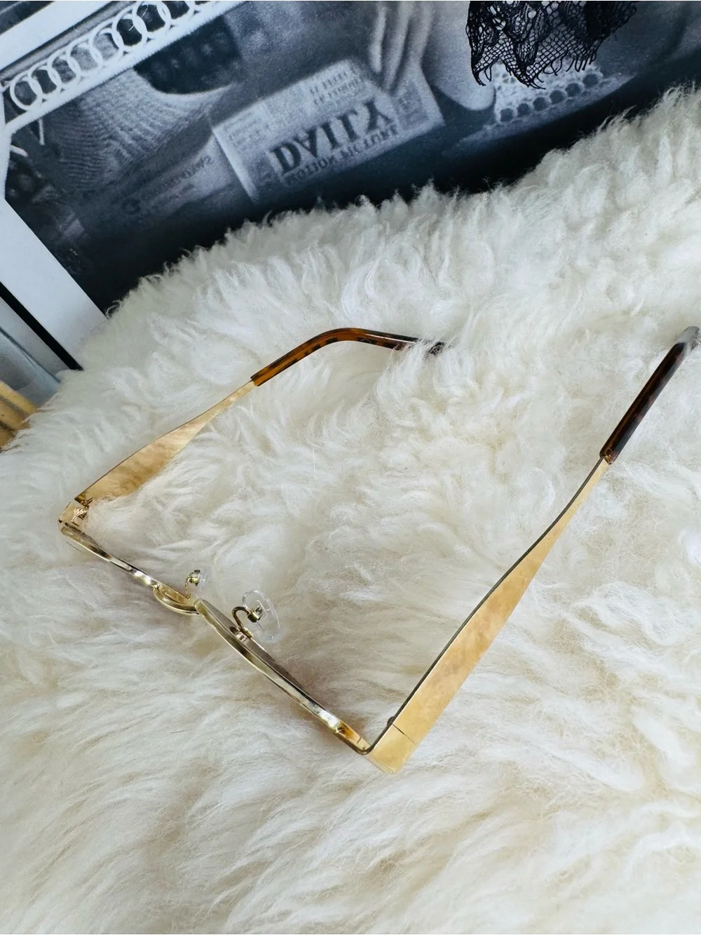 Gold Frame Brown Lens Sunglasses